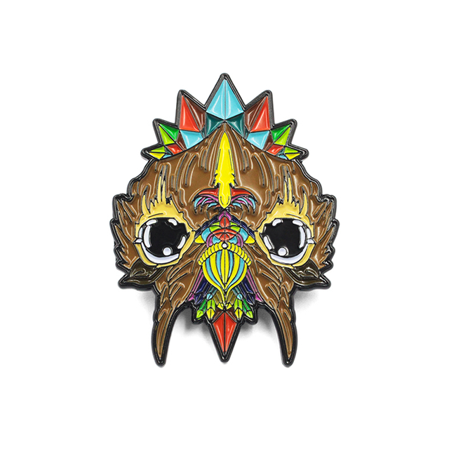 Design-Logo-Abzeichen-Cartoon-kundenspezifische harte Emaille-Anstecknadel