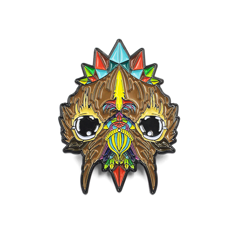 Design-Logo-Abzeichen-Cartoon-kundenspezifische harte Emaille-Anstecknadel