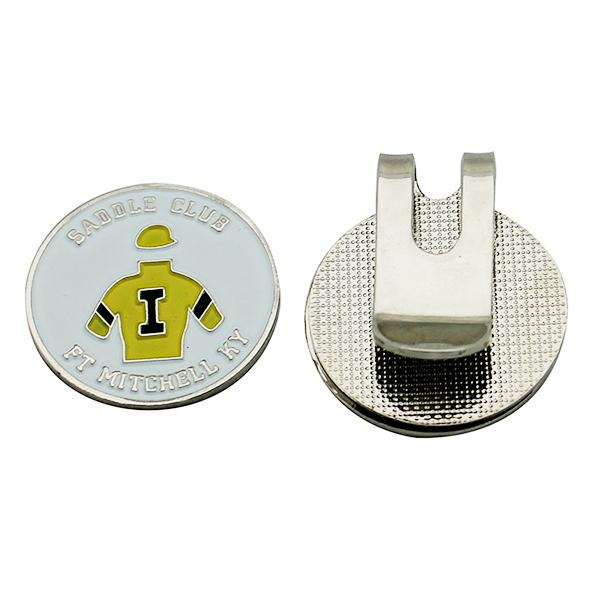 Personalisierter, individuell gestalteter Golf-Hutclip für den Club