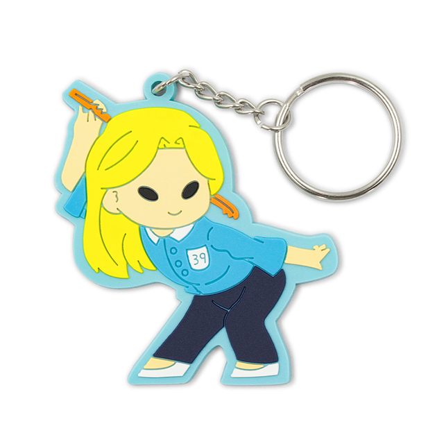 Personalisierte Cartoon-Anime-Schlüsselanhänger aus weichem PVC