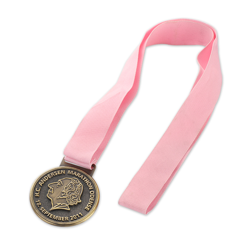 Chicago New York City World Marathon Race Gravurmedaille