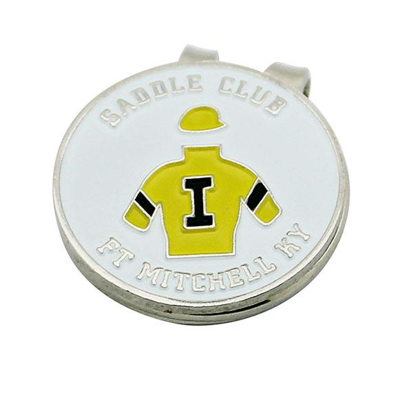 Personalisierter, individuell gestalteter Golf-Hutclip für den Club