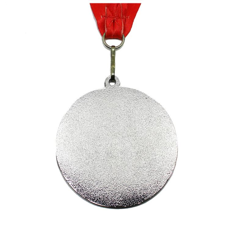 Benutzerdefinierte Metallmedaille mit Farbpaste und Umhängeband