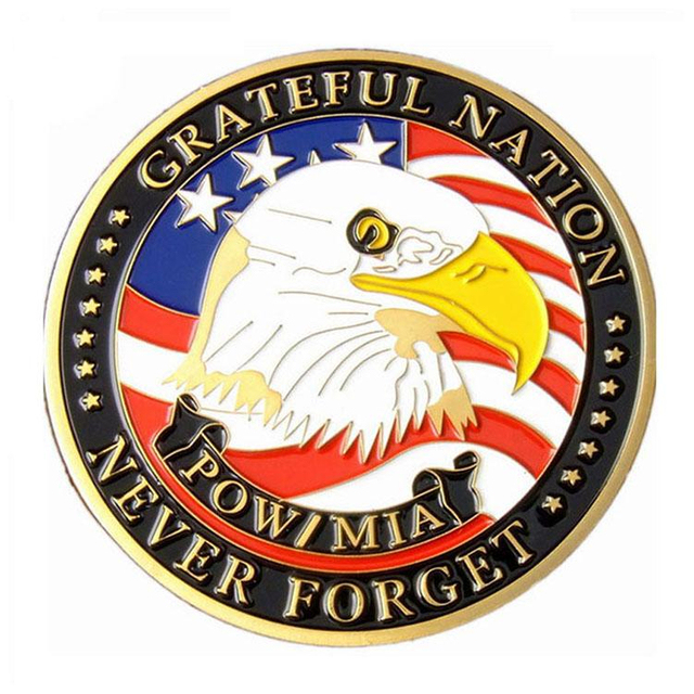 American Eagle Soft-Emaille-Metall-Silbermünze