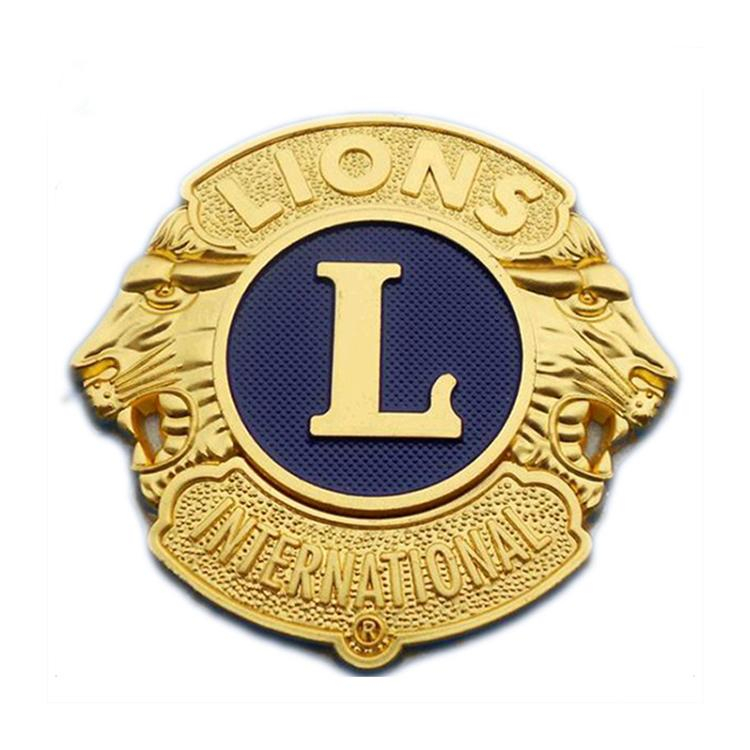 Großhandel benutzerdefinierte Lion Club Metall-Anstecknadel