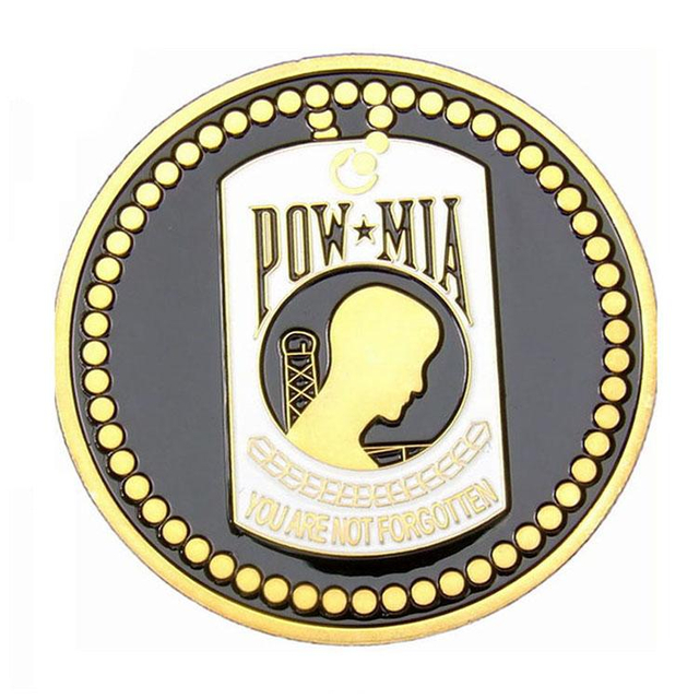 American Eagle Soft-Emaille-Metall-Silbermünze