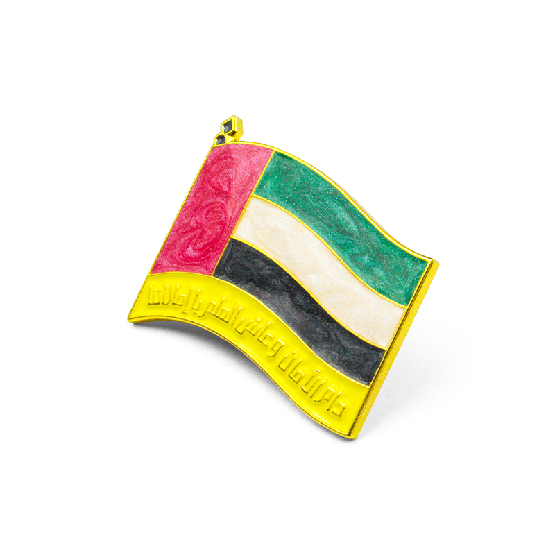 Harte Emaille-Anstecknadel zum Nationalfeiertag der VAE