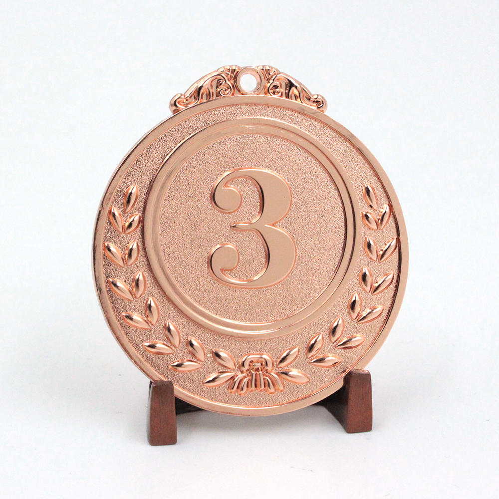 2. Günstige Bronzemedaille, blanko, Gold, Metall, Silber, Sportmedaille