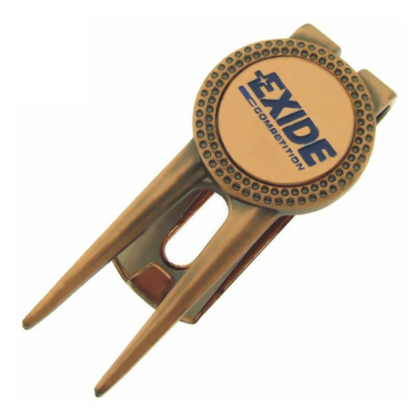 Benutzerdefinierte Logo Metall Golf Hut Clip magnetische Hut Clips langlebig abnehmbare Ball Marker lässt sich leicht an der Kappe befestigen Geschenke für Männer Frauen Golfer