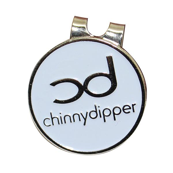 Vernickelter Golf Pitchgabel- und Hutclip mit individuellem Logo