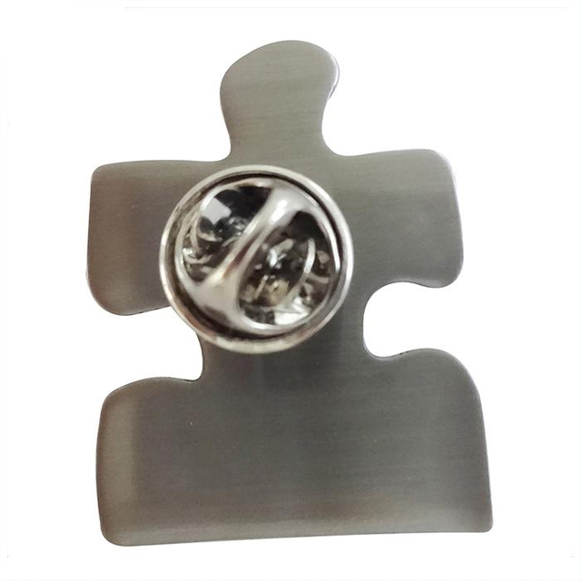 Benutzerdefinierte Logo-Druck-Puzzle-Epoxidharz-Anstecknadel