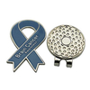 Benutzerdefinierte Logo Krebs Band weiche Emaille Golf Hut Clip
