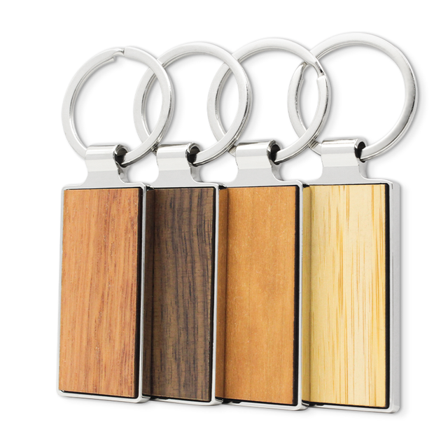 Schlüsselanhänger Kreative lasergravierte Holz-Schlüsselanhänger