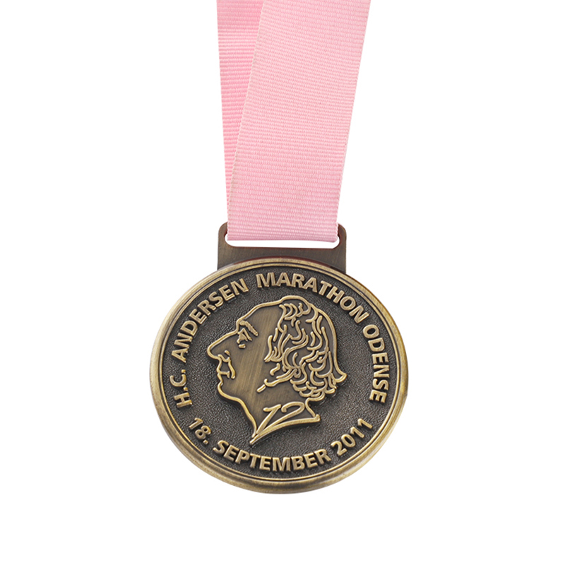 Chicago New York City World Marathon Race Gravurmedaille