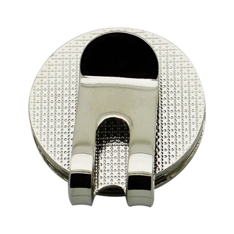 Vernickelter Golf Pitchgabel- und Hutclip mit individuellem Logo