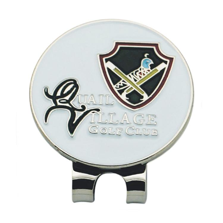 Benutzerdefinierte Logo Metall Golf Hut Clip magnetische Hut Clips langlebig abnehmbare Ball Marker lässt sich leicht an der Kappe befestigen Geschenke für Männer Frauen Golfer