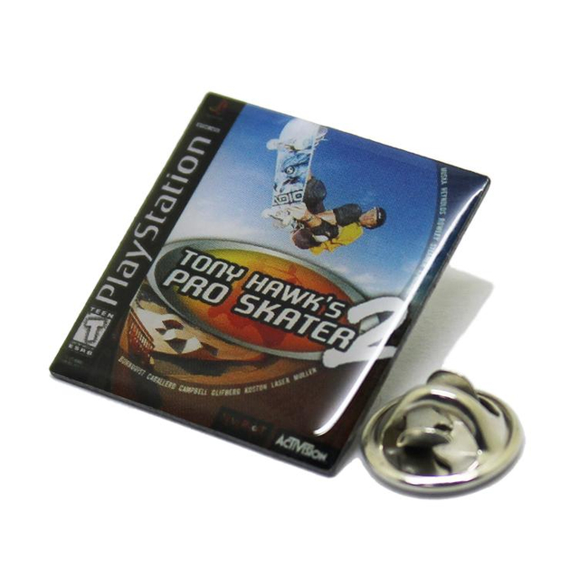 Skater-Offsetdruck-Anstecknadel mit Epoxidharz