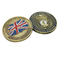 England-Herausforderungsmünze mit individuellem Logo aus weicher Emaille und Metall