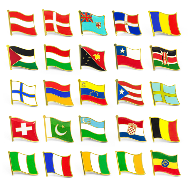 Benutzerdefinierte Emaille-Flaggen-Pin