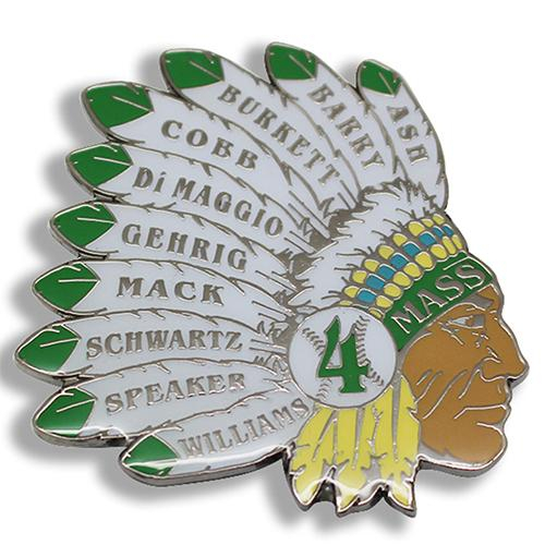 Indische weiche Emaille-Anstecknadel mit Epoxidharz
