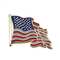 Werbe-Anstecknadel mit amerikanischer Flagge aus Metall