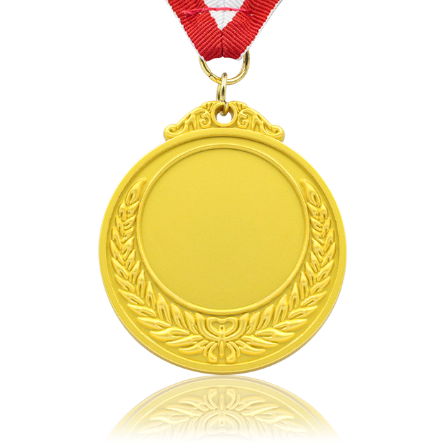 China Blank Factory Price Sport Gold Silber Metallmedaille 