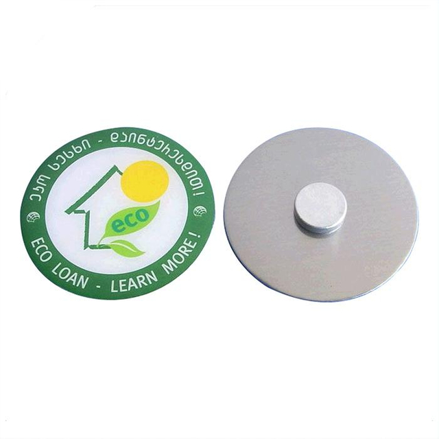 Anstecknadel mit individuellem Logo-Offsetdruck und Magnet