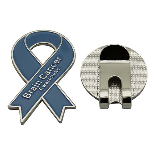 Benutzerdefinierte Logo Krebs Band weiche Emaille Golf Hut Clip